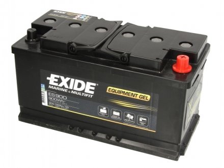 Акумулятор 80Аh(900wh)-12v EQUIPMENT GEL (353х175х190),R,EN540 гелевий EXIDE ES900