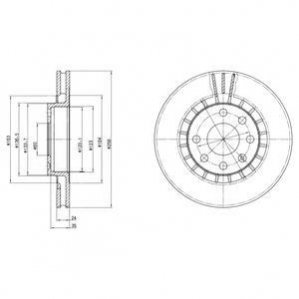 Гальмівний диск DRIVE+ DP1010.11.0346