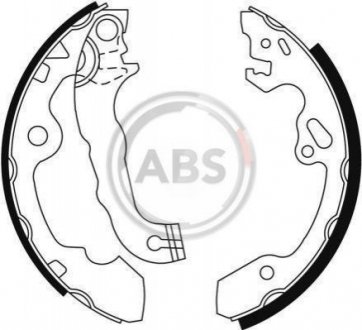 Колодки тормозные задние FORD FOCUS 1998-2005 (203,2X38) ABS A.B.S. 9054