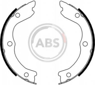 Комплект тормозных колодок, стояночная тормозная система A.B.S. 9179