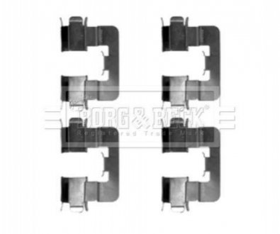 Ремкомплект гальмiвних колодок BORG & BECK BBK1294