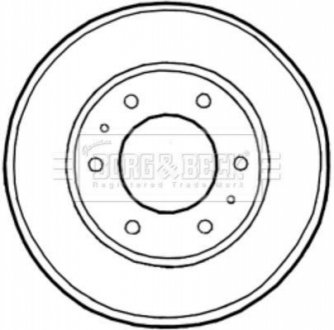 Гальмiвнi барабани BORG & BECK BBR7226