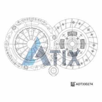 Ремонтний комплект зчеплення BLUE PRINT ADT330274