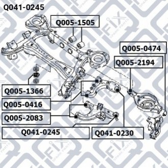 Опора кульова Q-fix Q0410245