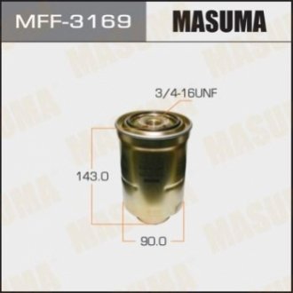 Фильтр топливный Mitsubishi L 200 (08-), Pajero (07-), Pajero Sport (09-15)/ Toyota Avensis (03-08), MASUMA MFF3169