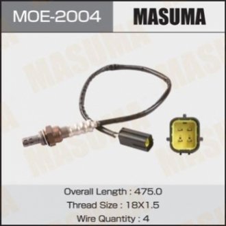 Датчик кислорода (лямбда-зонд) Infinity FX35 (06-12) / Nissan Qashqai (06-13), X-Trail (07-14) (MOE2 MASUMA MOE2004 (фото 1)