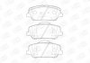 Колодки тормозные дисковые передние Kia Optima (10-), Ceed (15-)/Hyundai i30 (11-) CHAMPI CHAMPION 573447CH (фото 1)