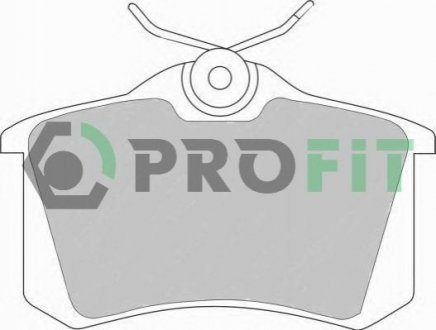 Колодки гальмівні дискові PROFIT 5000-0541 (фото 1)