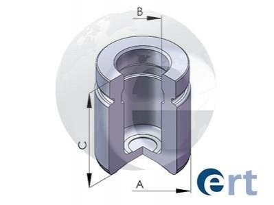 Поршень суппорта bmw 5,6,7,x5 series (e60e61e63e64e38e65e66e53) 3.0-6.0 (94-) d=42mm (ate) 151210-c ERT 151210C