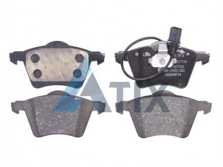 ТОРМОЗНЫЕ КОЛОДКИ ПЕРЕДН FORD Galaxy 1.9 TDi, 2.0i, 2.3i, 2.8i V6 05.00-, SEAT Alhambra 1.8i 20v Tu ATE 13.0460-7154.2