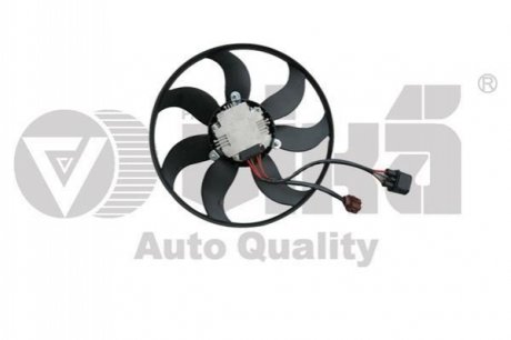 Вентилятор радиатора 300W Skoda Octavia (04-13), Superb (08-13,14-)/VW Caddy (04-08), Golf (04-07), Vika 99590360401