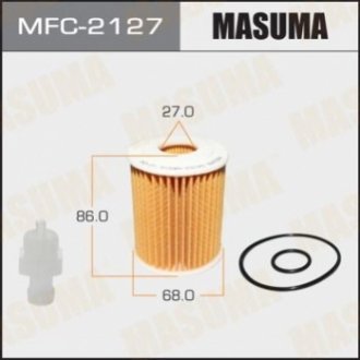 Фильтр масляный (вставка) Toyota Avensis (06-15), FJ Cruiser (10-), Land Cruiser Prado (06-), RAV 4 MASUMA MFC-2127