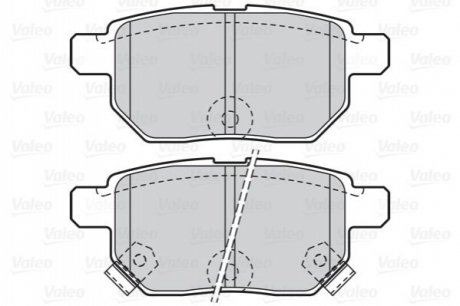 Гальмівні колодки дискові LEXUS/SUBARU/TOYOTA CT/Trezia/Auris/Corolla/Prius/Yaris "1,0-1,8 "R "05>> Valeo 302085 (фото 1)