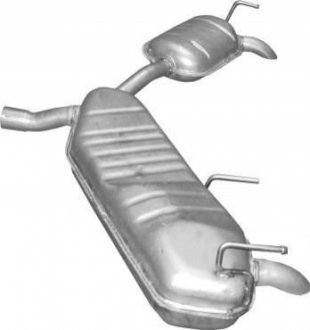 Глушитель задний (конечный, основной) для Opel Signum 05/03- 2.0 T/2.2 direct/ 3.2 V6/ 3.0 V6/3. POLMOSTROW 1768