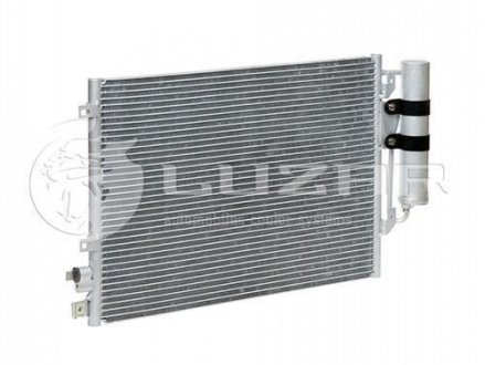 Радиатор кондиционера Logan 1.4/1.6 (04-) с ресивером АКПП/МКПП (LRAC ReLo04360) LUZAR LRACRELO04360 (фото 1)