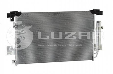 Радиатор кондиционера Lancer 1.5/1.8/2.0 (07-) АКПП,МКПП с ресивером (LRAC 1104) LUZAR LRAC1104