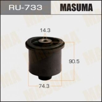 Сайлентблок задней балки Honda Civic (06-10), Fit (07-13), Jazz (09-13) MASUMA RU-733 (фото 1)