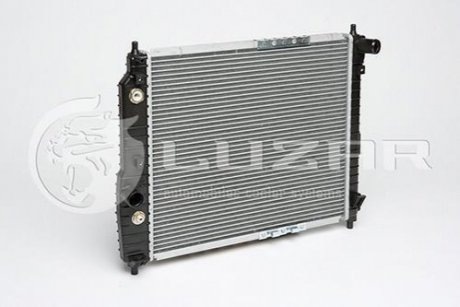 Радиатор охлаждения Авео T200(02-)/Т250(06-) (L=480) АКПП (б/конд) (алюм-паяный) LUZAR LRCCHAV05224 (фото 1)