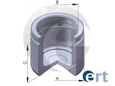 Поршень тормозного суппорта MERCEDES: MB SERIE 100 (MB,MBN,MBN D) 100, 120, 140 87- ERT 150551C (фото 1)