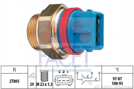 Датчик температури FACET 7.5631