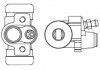 Тормозной цилиндр задний барабанный, система Bendix, Renault Kango/Nissan Kubistar BOSCH F 026 002 384 (фото 5)