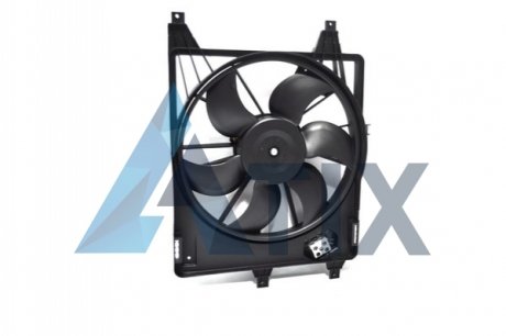 Вентилятор охлаждения радиатора 1,4/1,6 с/конд Renault Logan, Sandero ASAM 30445 (фото 1)