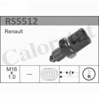 Rs5512_датчик заднего ходаrenault espace 21 2.0it 86-9425 2.0-2.5i2.1td <92 Vernet RS5512 (фото 1)