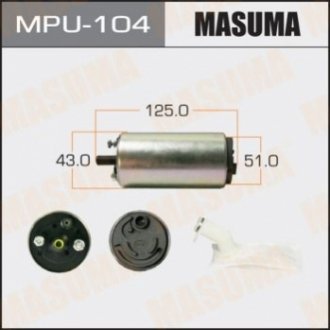 Бензонасос электрический (+сеточка) Honda/ Mazda/ Toyota MASUMA MPU-104