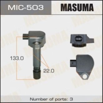 Катушка зажигания Honda Accord 2.0, Civic 1.6, 1.8 (-12) MASUMA MIC-503