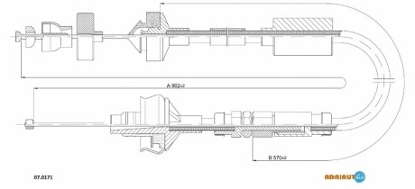 Тросик ADRIAUTO 07.0171