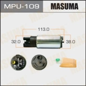 Бензонасос электрический (+сеточка) Honda/ Mitsubishi/ Subaru/ Toyota MASUMA MPU-109