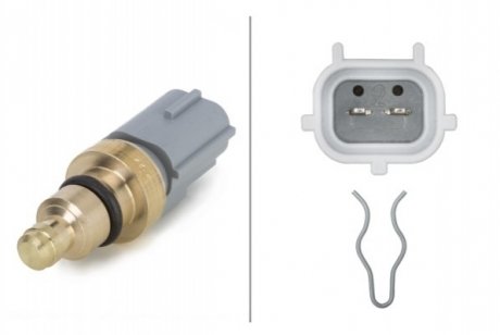 Датчик, температура охлаждающей жидкости - легковой автомобиль - 12V HELLA 6PT 009 309-571 (фото 1)