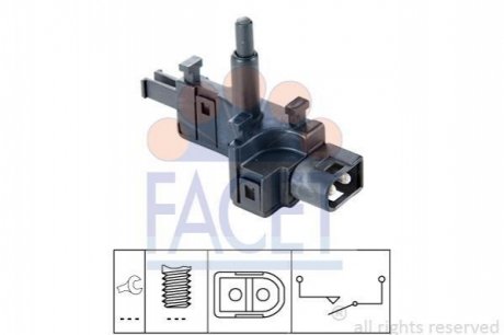 Датчик заднього ходу Mercedes Benz W124/202/210 (88-) FACET 7.6165