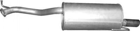 Глушитель задний (конечный, основной) для Subaru Legacy III 2.0/2.5 POLMOSTROW 4625