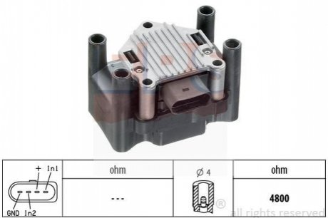 Катушка зажигания Audi A4 94-/VW Passat 1,6 97-/Skoda Octavia 98- EPS 1 990 420