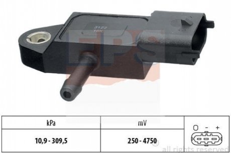 Датчик тиску Ford C-max/Focus II/Mondeo IV 1.8 TDCi 100-125KM 05- EPS 1 993 144