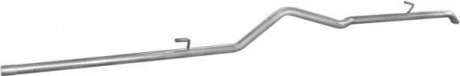 Труба конечная для Mercedes Sprinter 308D 2.3D 95- XLWB 4025 mm POLMOSTROW 13.232 (фото 1)