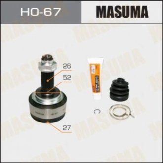 ШРУС наружный Honda Jazz (09-13) (нар:27/вн:26) MASUMA HO-67