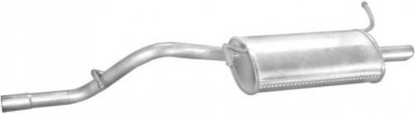 Глушитель задний (конечный, основной) для Ford Ka 1.3i kat 96- POLMOSTROW 08.387