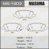 Колодка тормозная задняя Toyota Venza (09-16) MASUMA MS-1903 (фото 1)