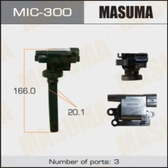 Катушка зажигания Mitsubishi Lancer 1.6 (-13) MASUMA MIC-300