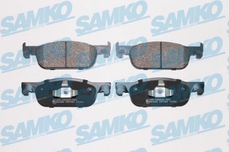 Тормозные колодки передние Logan2/Sandero2/Clio4 16-> L=155mm SAMKO 5SP1963 (фото 1)