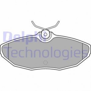 Комплект тормозных колодок дисковый тормоз Delphi LP1505