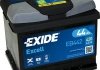 Акумулятор Excell - 44Ah| EN 420 | 207x175x175 (ДхШхВ) EXIDE EB442 (фото 5)