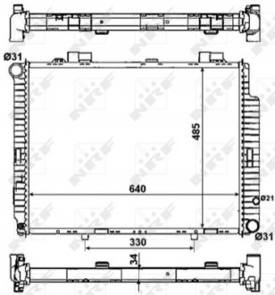 Радіатор NRF 53784