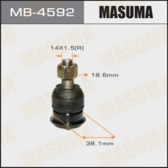 Опора шаровая Nissan Almera Classic (06-12) MASUMA MB-4592 (фото 1)