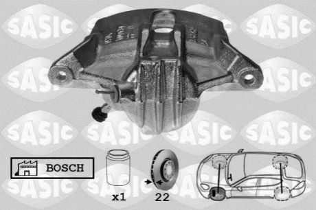 Суппорт передний L 20mm (тип Bosch) Kangoo/Berlingo/Partner SASIC 6500022