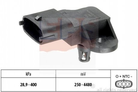 Датчик тиску випускних газів Volvo S60/S80/V40/V60 2.0 13- EPS 1 993 357