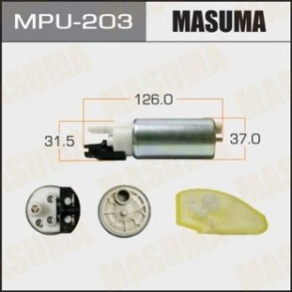 Бензонасос электрический (+сеточка) Nissan MASUMA MPU-203