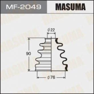 Пыльник ШРУСа наружного Honda CR-V (07-12) MASUMA MF-2049 (фото 1)